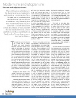 Modernism and utopianism